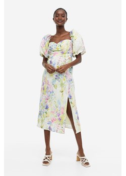 H & M - MAMA Sukienka z odkrytymi ramionami - Biały ze sklepu H&M w kategorii Sukienki ciążowe - zdjęcie 169594440