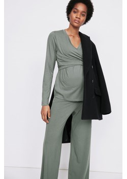 H & M - MAMA Top Before & After - Zielony ze sklepu H&M w kategorii Bluzki ciążowe - zdjęcie 169594460