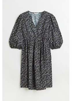 H & M - MAMA Kopertowa sukienka - Niebieski ze sklepu H&M w kategorii Sukienki ciążowe - zdjęcie 169594962