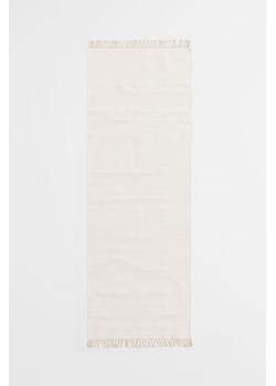 H & M - Gałgankowy chodnik bawełniany - Beżowy ze sklepu H&M w kategorii Dywany - zdjęcie 169594983