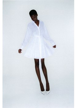 H & M - Szmizjerka z haftem angielskim - Biały ze sklepu H&M w kategorii Sukienki - zdjęcie 169595000