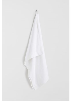 H & M - Duży ręcznik kąpielowy z bawełnianej frotte - Biały ze sklepu H&M w kategorii Ręczniki - zdjęcie 169595042