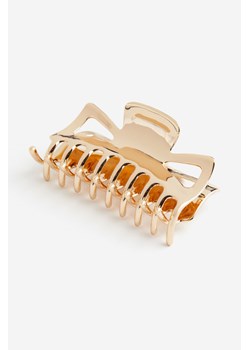 H & M - Duża metalowa spinka do włosów - Złoty ze sklepu H&M w kategorii Spinki - zdjęcie 169595223