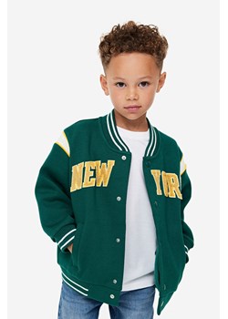H & M - Bluza bejsbolowa oversize - Zielony ze sklepu H&M w kategorii Kurtki chłopięce - zdjęcie 169595401