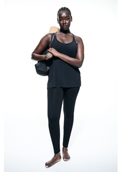 H & M - Sportowy top DryMove na ramiączkach - Czarny ze sklepu H&M w kategorii Bluzki damskie - zdjęcie 169595412