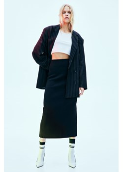 H & M - Ołówkowa spódnica z neoprenu - Czarny ze sklepu H&M w kategorii Spódnice - zdjęcie 169595550