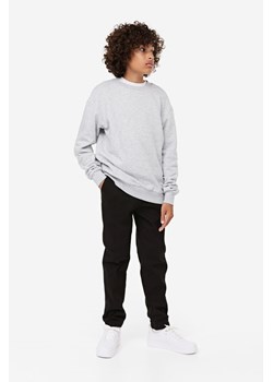 H & M - Joggersy z diagonalu z bawełny - Czarny ze sklepu H&M w kategorii Spodnie chłopięce - zdjęcie 169595612