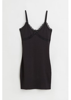 H & M - Sukienka bodycon w prążki - Czarny ze sklepu H&M w kategorii Sukienki - zdjęcie 169595684