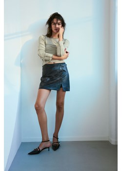 H & M - Top z długim rękawem i płaskimi szwami - Zielony ze sklepu H&M w kategorii Bluzki damskie - zdjęcie 169595760