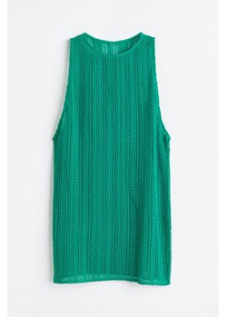 H & M - Sukienka plażowa o wyglądzie szydełkowej robótki - Zielony ze sklepu H&M w kategorii Sukienki - zdjęcie 169595822