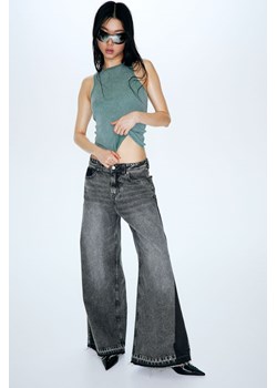 H & M - Baggy Regular Jeans - Szary ze sklepu H&M w kategorii Jeansy damskie - zdjęcie 169595831