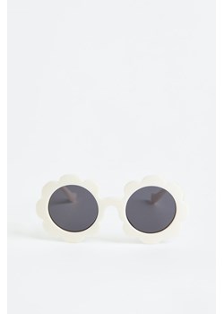 H & M - Okulary przeciwsłoneczne w kształcie kwiatów - Biały ze sklepu H&M w kategorii Okulary przeciwsłoneczne dziecięce - zdjęcie 169595933