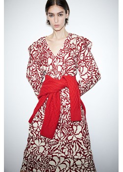 H & M - Bawełniana sukienka z falbankami - Czerwony ze sklepu H&M w kategorii Sukienki - zdjęcie 169596103
