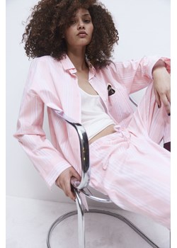H & M - Piżama z koszulą i spodniami - Różowy ze sklepu H&M w kategorii Piżamy damskie - zdjęcie 169596104
