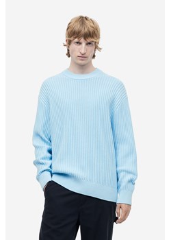 H & M - Sweter w prążki Loose Fit - Niebieski ze sklepu H&M w kategorii Swetry męskie - zdjęcie 169596170
