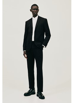 H & M - Spodnie garniturowe Slim Fit - Czarny ze sklepu H&M w kategorii Spodnie męskie - zdjęcie 169596381