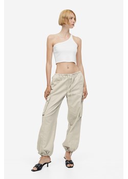 H & M - Spodnie cargo - Brązowy ze sklepu H&M w kategorii Spodnie damskie - zdjęcie 169596384