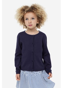 H & M - Bawełniany kardigan - Niebieski ze sklepu H&M w kategorii Swetry dziewczęce - zdjęcie 169596742