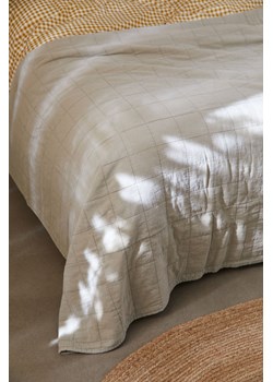 H & M - Pikowana narzuta na łóżko - Beżowy ze sklepu H&M w kategorii Narzuty i kapy - zdjęcie 169596790