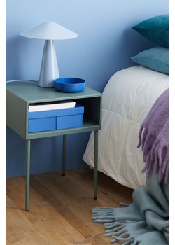 H & M - Metalowy stolik nocny - Zielony ze sklepu H&M w kategorii Stoliki i szafki nocne - zdjęcie 169596821