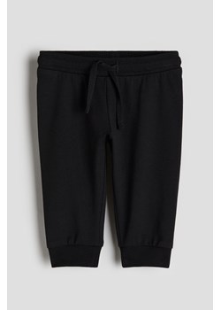 H & M - Bawełniane spodnie - Czarny ze sklepu H&M w kategorii Spodnie i półśpiochy - zdjęcie 169596883
