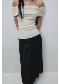 H & M - Plisowana spódnica midi - Czarny ze sklepu H&M w kategorii Spódnice - zdjęcie 169596962