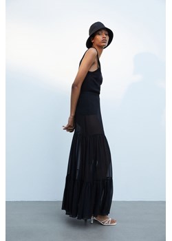 H & M - Trapezowa spódnica maxi - Czarny ze sklepu H&M w kategorii Spódnice - zdjęcie 169597031