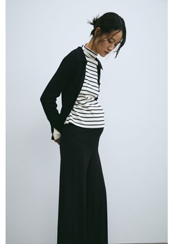 H & M - MAMA Dżersejowe spodnie Before & After - Czarny ze sklepu H&M w kategorii Spodnie ciążowe - zdjęcie 169597084