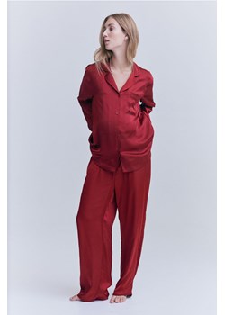 H & M - MAMA Piżama z koszulą i spodniami - Czerwony ze sklepu H&M w kategorii Bielizna ciążowa - zdjęcie 169597122
