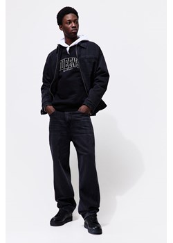 H & M - Wyszywana bluza Relaxed Fit - Czarny ze sklepu H&M w kategorii Bluzy męskie - zdjęcie 169597131
