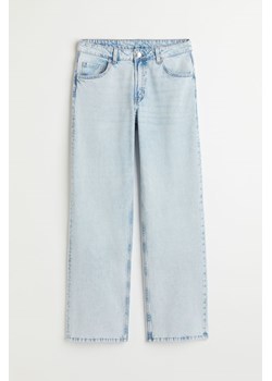 H & M - Wide Low Waist Jeans - Niebieski ze sklepu H&M w kategorii Jeansy damskie - zdjęcie 169597221