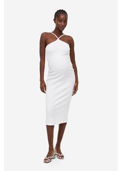 H & M - MAMA Sukienka w prążki - Biały ze sklepu H&M w kategorii Sukienki ciążowe - zdjęcie 169597370