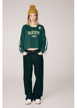 H & M - Bluza z nadrukiem - Zielony ze sklepu H&M w kategorii Bluzy damskie - zdjęcie 169597391