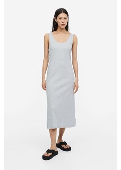 H & M - Sukienka w prążki - Szary ze sklepu H&M w kategorii Sukienki - zdjęcie 169597593