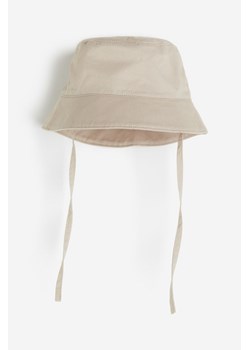H & M - Bawełniany kapelusz wędkarski - Brązowy ze sklepu H&M w kategorii Czapki dziecięce - zdjęcie 169597721