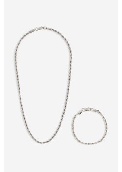 H & M - Naszyjnik i bransoletka - Srebrny ze sklepu H&M w kategorii Bransolety - zdjęcie 169597854