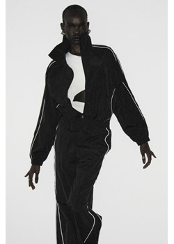H & M - Spodnie sportowe z wypustkami - Czarny ze sklepu H&M w kategorii Spodnie damskie - zdjęcie 169597960