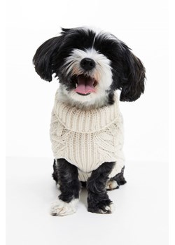 H & M - Sweter dla psa - Biały ze sklepu H&M w kategorii Dla zwierząt - zdjęcie 169597993