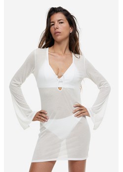 H & M - Plażowa sukienka - Biały ze sklepu H&M w kategorii Odzież plażowa - zdjęcie 169598000