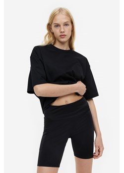 H & M - Pudełkowy T-shirt - Czarny ze sklepu H&M w kategorii Bluzki damskie - zdjęcie 169598012