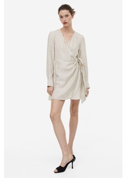 H & M - Kopertowa sukienka - Beżowy ze sklepu H&M w kategorii Sukienki - zdjęcie 169598314