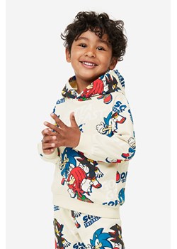 H & M - Bluza z kapturem i nadrukiem - Beżowy ze sklepu H&M w kategorii Bluzy chłopięce - zdjęcie 169598411
