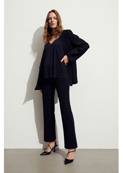 H & M - MAMA Eleganckie spodnie z dżerseju - Czarny ze sklepu H&M w kategorii Spodnie ciążowe - zdjęcie 169598421