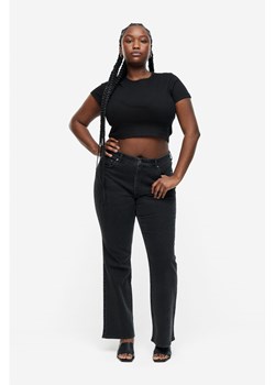 H & M - Curvy Fit Bootcut High Jeans - Czarny ze sklepu H&M w kategorii Jeansy damskie - zdjęcie 169598593