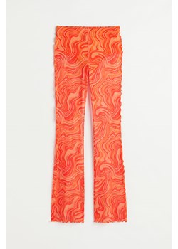 H & M - Legginsy z siateczki - Pomarańczowy ze sklepu H&M w kategorii Spodnie damskie - zdjęcie 169598610
