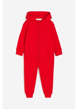 H & M - Kombinezon dresowy z kapturem - Czerwony ze sklepu H&M w kategorii Pajacyki - zdjęcie 169598634