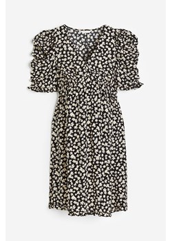 H & M - MAMA Sukienka z falbankami - Czarny ze sklepu H&M w kategorii Sukienki ciążowe - zdjęcie 169598694