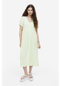 H & M - Sukienka z guzikami z przodu - Zielony ze sklepu H&M w kategorii Sukienki - zdjęcie 169598741