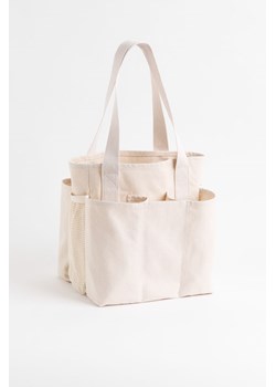 H & M - Płócienna torba shopper - Beżowy ze sklepu H&M w kategorii Torby materiałowe - zdjęcie 169598772