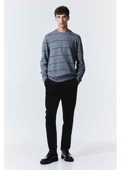 H & M - Spodnie sztruksowe Slim Fit - Czarny ze sklepu H&M w kategorii Spodnie męskie - zdjęcie 169598813